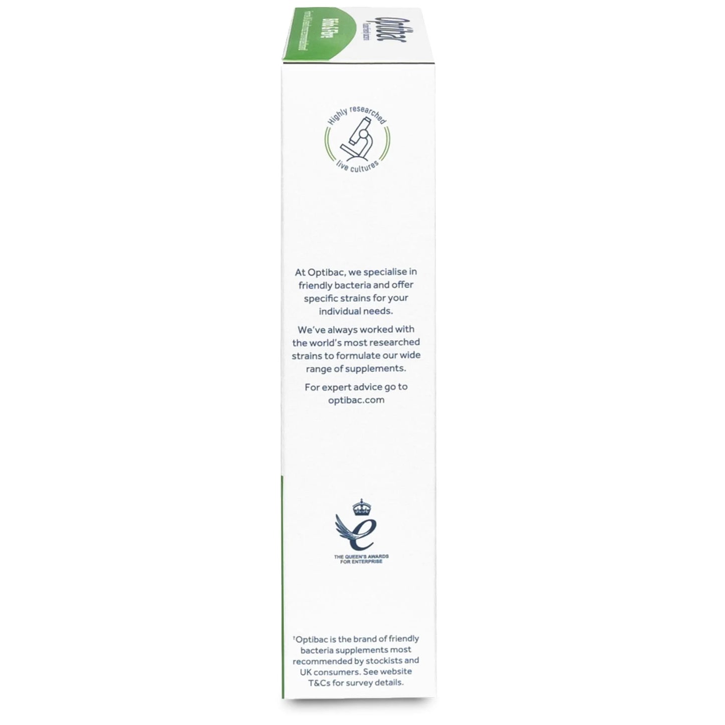 OPTIBAC PROBIOTICS BIFIDOBACTERIA & FIBRE