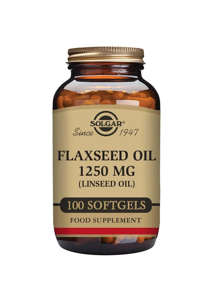 SOLGAR® FLAXSEED OIL 1250 MG SOFTGELS