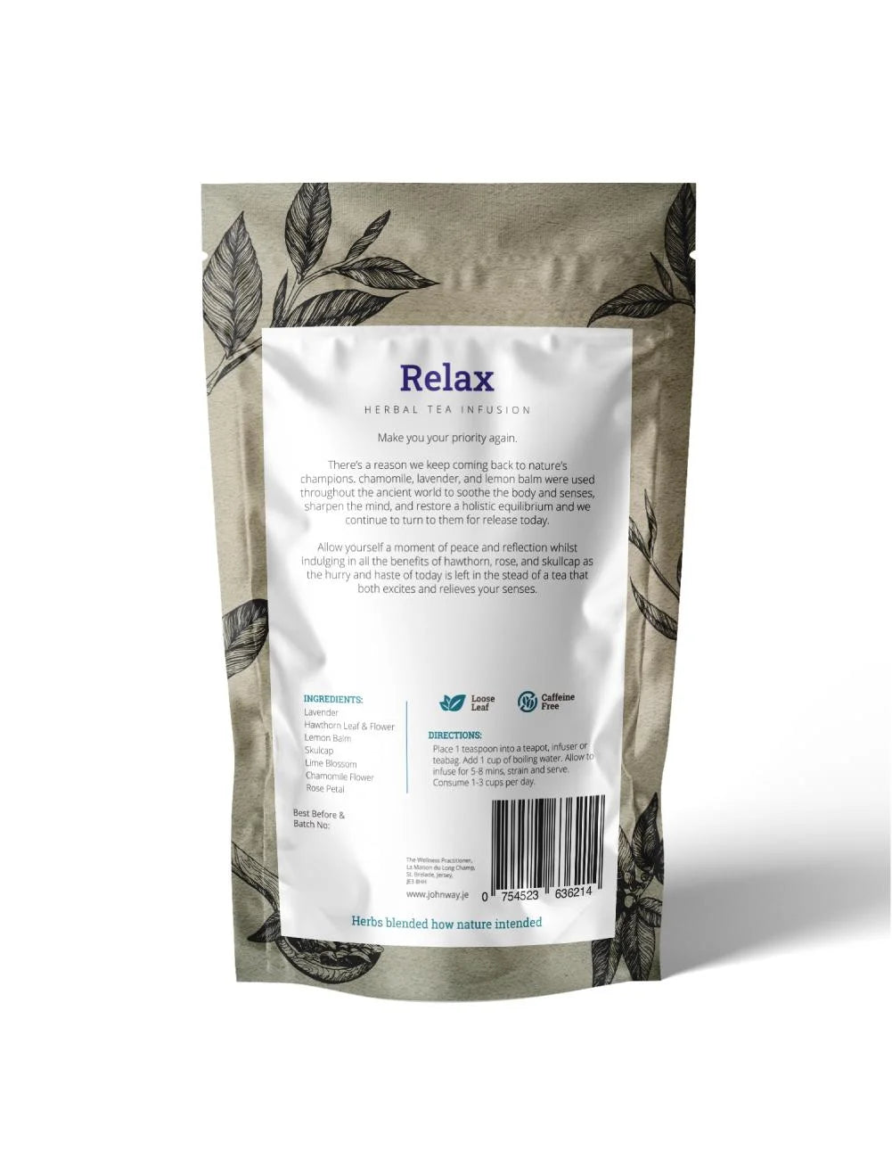 RELAX HERBAL TEA INFUSION (LOOSE LEAF)
